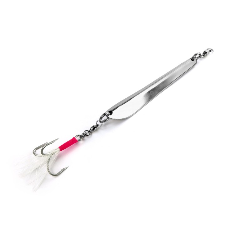 ProTack - Evo Bergmann Pilker - Edelstahl - 300 Gramm | Ideal für Dorsch und Heilbutt in Norwegen - Svenskepilk, Bananen Pilker, Dreikant Pilker