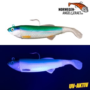 Arctic Herring Shad inkl. Ersatzkörper | Gummifisch, Meeresköder für Dorsch, Köhler und Heilbutt - norwegen-angelgeraet.de                                            