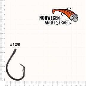 Demon Circle Hook - Meereshaken zum Heilbutt, Dorsch und Leng angeln in Norwegen - Wallerhaken, Welshaken - von norwegen-angelgeraet.de                                            