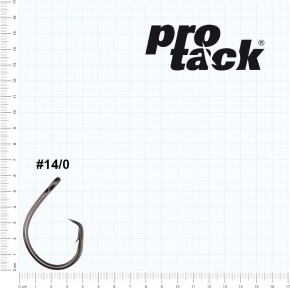 ProTack - Berserker Circle Hook - Edelstahl - Zum Heilbutt und Dorsch angeln in Norwegen und Island - Waller, Thunfisch, Meereshaken                                            