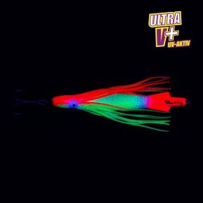 ProTack - Squid Pilk - Glow-Pink - 150 Gramm - Klassiker für Dorsch, Köhler und Heilbutt in Norwegen und Island – Calamar Pilker, Calmar Pilker                                            