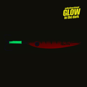 ProTack - Giddy Slayer Pilker - Orange UV Tiger - 75 Gramm | Meeresköder für das Angeln auf Heilbutt, Dorsch & Köhler in Norwegen & Island                                            