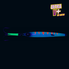 ProTack - Power Slayer Pilker - Glow Tiger - 300 Gramm | Top Meeresköder zum Angeln auf Heilbutt, Köhler, Dorsch und Pollack in Norwegen                                            