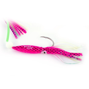 Pro Tack - Seehecht Montage Premium - Pink / Glow | Norwegen Tiefsee Vorfach für Seehecht, Leng & Lumb – Leuchtschlauch Naturköderrig                                            