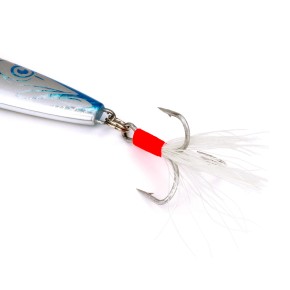 Tobynator Pilker - Blau-Holo-Glow – 300 Gramm - Ideal für Dorsch, Köhler, Pollack und Heilbutt in Norwegen – von norwegen-angelgeraet.de                                            